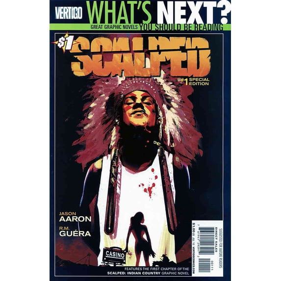 Scalped #1 (2nd) VF ; DC/Vertigo Comic Book