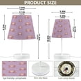 thumbnail image 2 of Table Lamps 3 Color 10 Way Dimmable LED Nightstand Lamp for Bedroom, Living Room, Home Office Cartoon Mermaid Pattern Medium, 2 of 7
