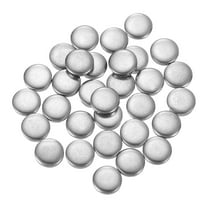 Uxcell 120 Pack Stainless Steel Disc, 5/16"(8mm) Dia 0.1"(2.5mm) Thick 304 Stainless Steel Flat Round Sheet Blank Round Circle Plate for Crafts Metal Stamping and Jewelry Making