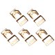 thumbnail image 2 of 5 uds., s para pantalones, de botones, extensor de cinturo, ropa, , pantalones, broche de hebilla, accesorios de - 5 Dorado Estilo 5 dorado, 2 of 8