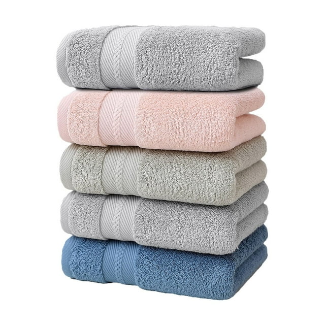 Sofa Vama Ropa de Cama Juego de 5 toallas de baño gruesas, suaves y absorbentes, ideal para el hogar y el baño. for Navideño