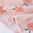 thumbnail image 2 of Sonducket Albornoz de color melocotón, Kimono largo, de crepé para primavera y verano, camisón fino de media manga para el hogar, Hotel, Pijama Rosa L Sonducket AP019178-02, 2 of 6