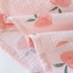 thumbnail image 4 of Minnieouse Albornoz con estampado de melocotón para mujer, Kimono de estilo japonés, camisón de crepé de algodón, ropa de dormir holgada Pijama Rosa L, 4 of 6