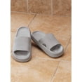 thumbnail image 5 of Cushiony Pillow Slippers - Womens, Gray, X-Large, 5 of 9