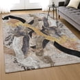 thumbnail image 6 of Addison Rugs Mayfield Premium Machine Washable Transitional Abstract Taupe Rectangle Rug, 10' x 14', 6 of 6