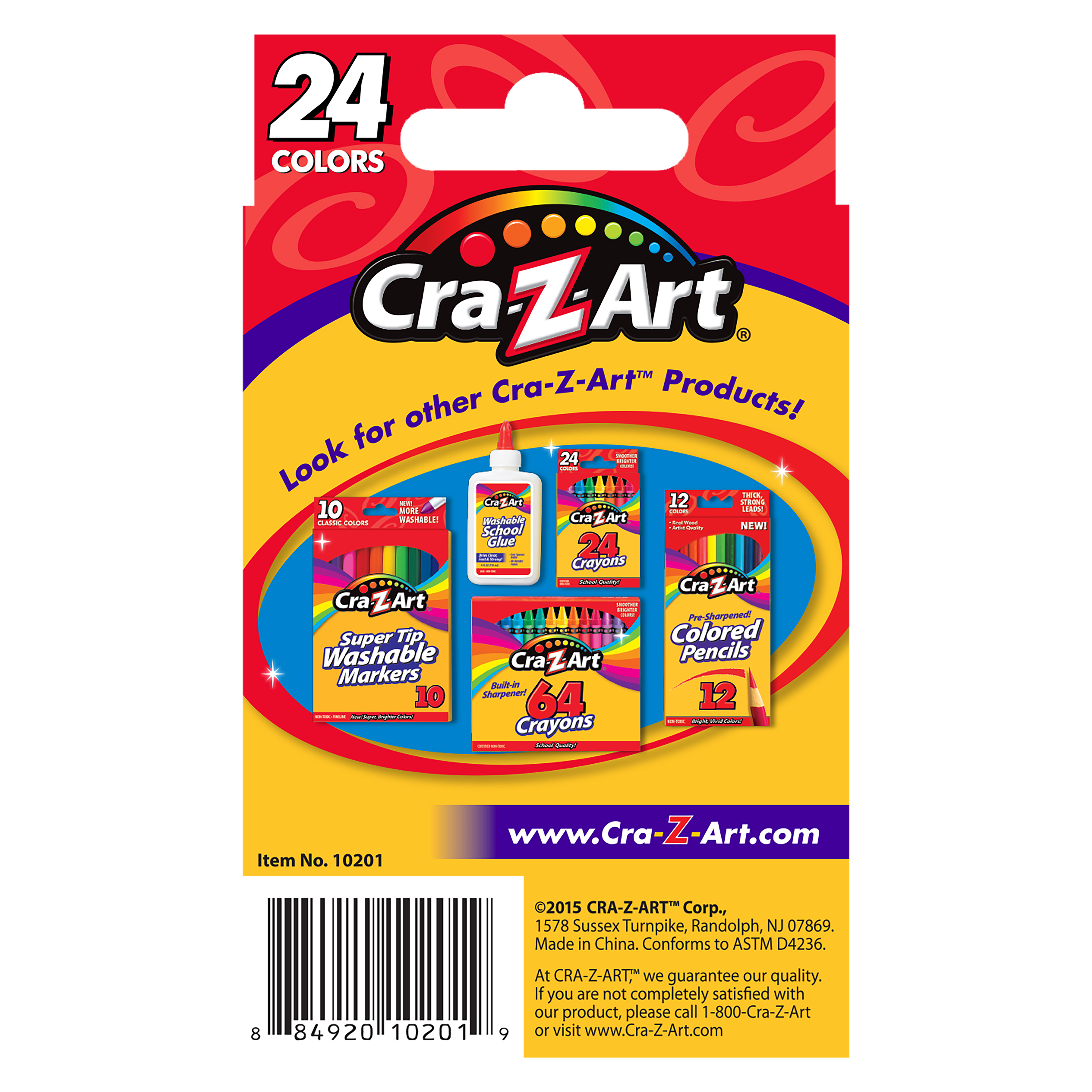 Cra-Z-Art School Quality Multicolor Crayons, 24 Count, Back to School Supplies - image 4 of 11