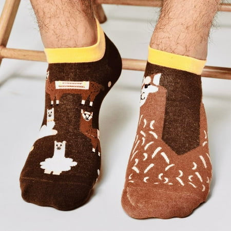 

Funny llama No Show Socks