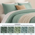 thumbnail image 6 of U by Bedsure 2 Pieces Twin Comforter Bedding Set, Iceberg Green Comforter Set for All Seasons, 1 Lightweight Prewashed Comforter and 1 Pillowcases,Twin,Iceberg Green, 6 of 8