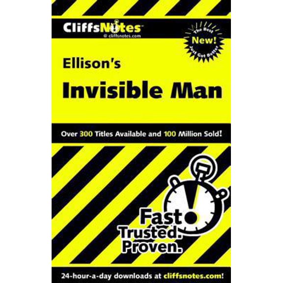 Pre-Owned Cliffsnotes on Ellison's Invisible Man (Paperback) 0764586564 9780764586569