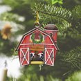 thumbnail image 3 of Árbol De Navidad Decoración Navideña De Madera Tema De Granja Adorno Colgante Adorno Decoración De Fiesta De Navidad Accesorios Vogacara HA040080-05, 3 of 6