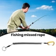 thumbnail image 3 of 1 Set Rod Release Rope Toughness High Stretch Strong Pulling Force Quick Release Fishing Keychain Ring Hook Fishing Enthusiasts, 3 of 7