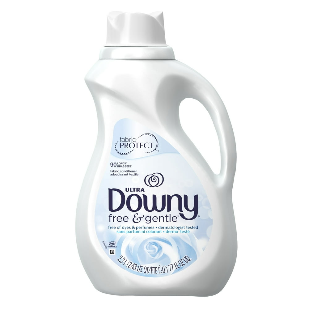 Downy Free & Gentle Liquid Fabric Conditioner, 90 Loads 77 fl oz