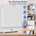 thumbnail image 2 of Countertop Dishwasher with 5-Liter Manual Water Tank & Air-Dry Function, 6 Washing Programs Mini Dishwasher for Kitchens & Apartments, White, 2 of 8