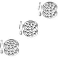 thumbnail image 4 of Homemaxs 3 Sets  Escargot Baking Dish 12 Compartment Holes Snail Escargot Cooking Plate with Tong, 4 of 6