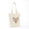 thumbnail image 7 of CafePress - Heart Of Butterflies Tote Bag - Unisex Canvas Tote Bag, Beige, 1-Piece, 7 of 7