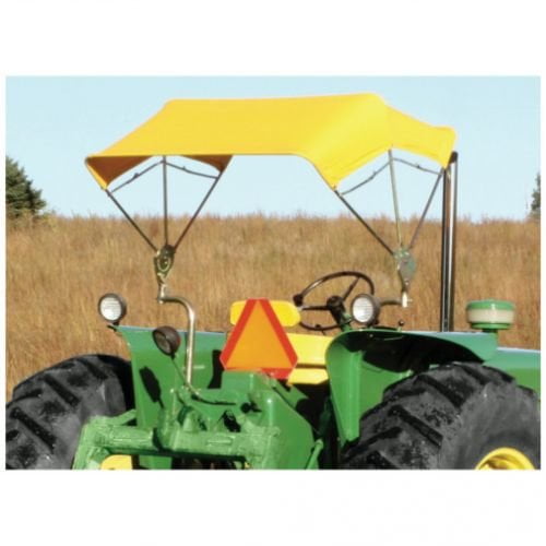 3Bow Tractor Canopy Cover and Frame, 48" 10 oz. Duck Canvas Yellow