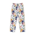 thumbnail image 5 of Balery Lilies Flowers print Men's Pajama Pants,Ultra Lightweight Pjs,Lounge Pant-Medium, 5 of 9