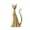 A, variant on Halloween Cat Ghost Statue, Cute White Gothic Spooky Cat Ghost Decor, Aesthetic Oddity Collectible Ornament for Shelf Tabletop Bedroom Halloween Home Decor Gift