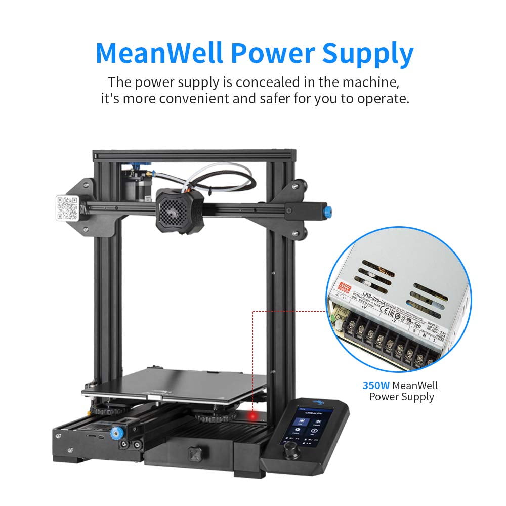 Creality Ender 3 V2 Upgraded 3D Printer Printing Size