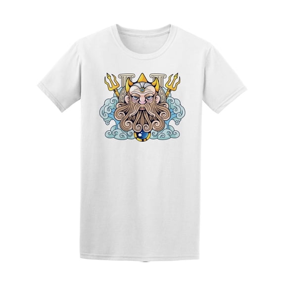Legendary Ocean's God Poseidon Tee Men's -Image by Shutterstock