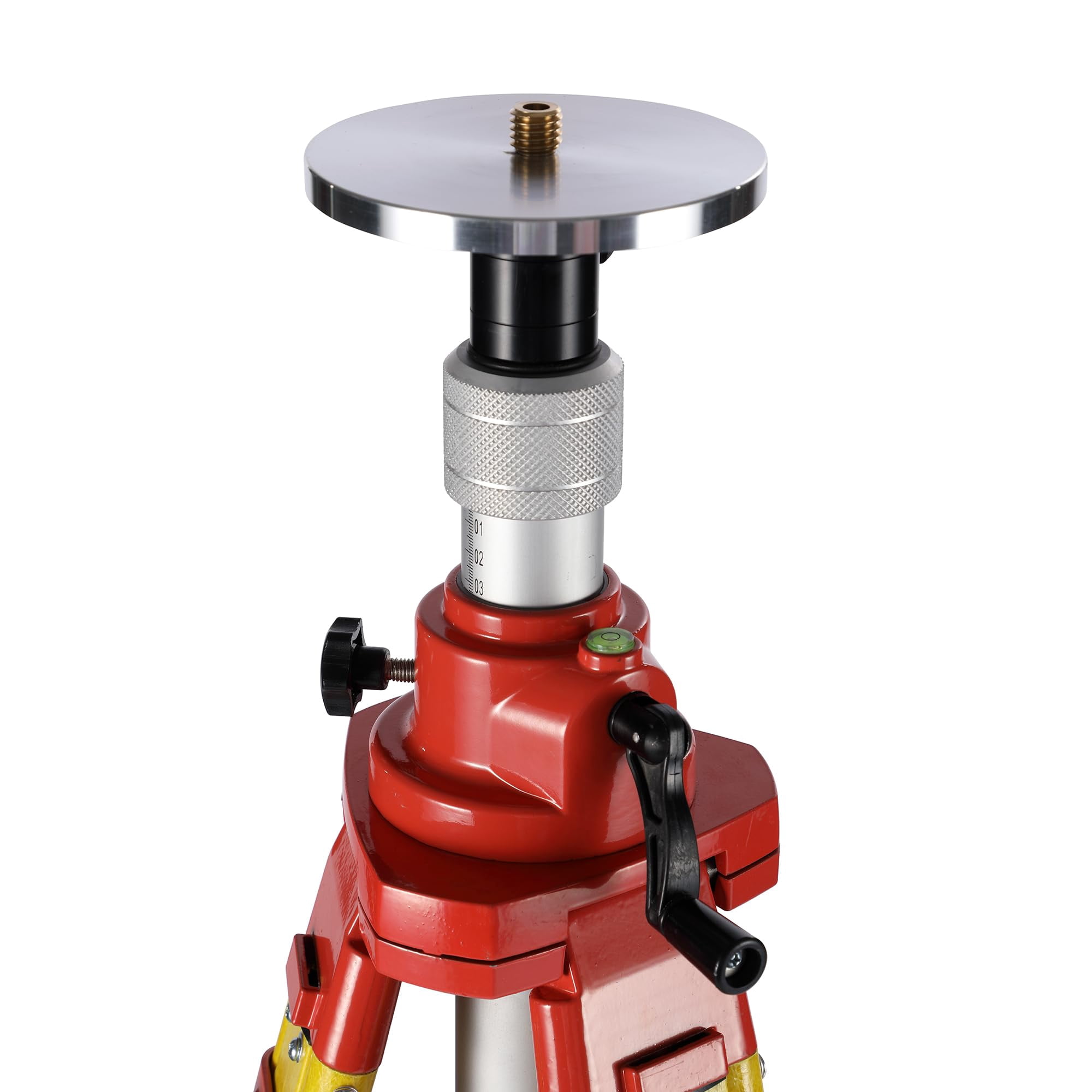 AdirPro Giant 157" Wood/Fiberglass Elevating Tripod, Heavy Duty Multifunctional Tripod for Rotary Lasers - Ideal for GPS and Robotic Surveying Instruments