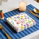 thumbnail image 5 of Spring Tulips Floral Theme Party Tableware Disposable 7-inchs 9-inchs Paper Plates Paper Cup Tissue Set Of Party-Themed Paper Plates, 5 of 6