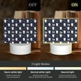 thumbnail image 3 of Cauagu Llamas 1 for Rectangle Acrylic Night Light - Acrylic Modern Bedside Light with LED Light Lamp Base - Decorative Night Lamp for Restaurant Bar Cafe Shop, 3 of 9