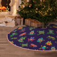 thumbnail image 5 of KLL Christmas Tree Skirt,Party Decorations Farmhouse for Christmas Decorations Holiday Party 30" -Mexican Frogs, 5 of 6