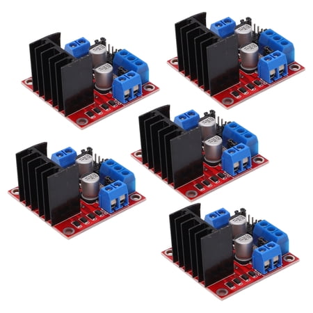 One Motor Driver Module Motor Driver Module, L298N Large Capacity Filter Capacitor Dual H ...