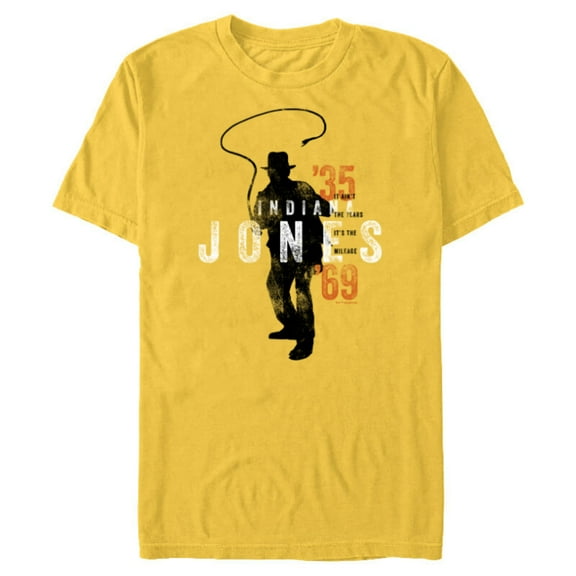 Lucasfilm Indiana Jones and the Dial of Destiny ’35 – ‘69 - Short Sleeve Blended T-Shirt for Adults - Customized-Yellow