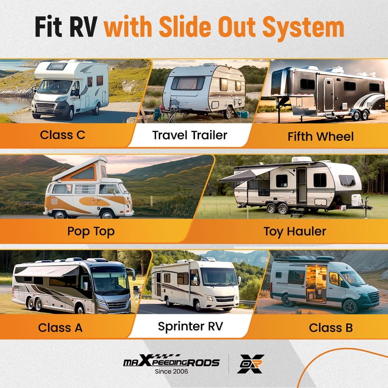 Combo RV Slide Out Seal 018-312-EKD & 018-341 EK For RV Camper Slideout