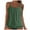 Army Green, variant on Womens Modest Tankini Swim Top Ruched Tummy Control Swimsuits Tops Only Drawstring Long Bathing Suit Top（Khaki, 4XL)