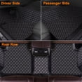 thumbnail image 4 of Car Floor Mats Custom Fit for Toyota Camry 2018-2023 Full Set PU Leather 3D Floor Liners Easy Clean Car Floor Carpet All Weather Protection Automotive Interior Accessories Black, 4 of 10
