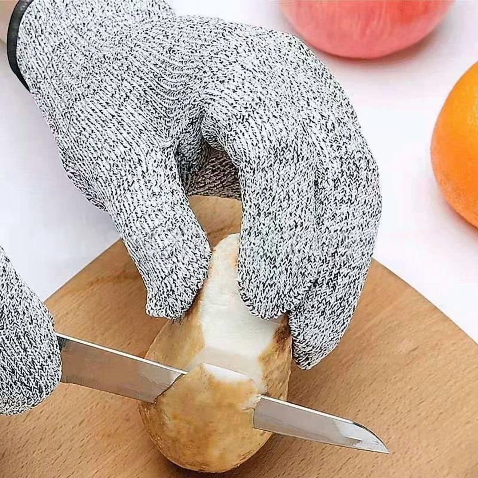 Level 5 Anti-Cut Gloves Kitchen Gardening Knitted Gloves Anti-Thorn Wear-Resistant ,Food Grade Anti-Cut Gloves