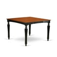 thumbnail image 3 of East West Furniture Chelsea 5-Piece Wooden Dining Set in Black/Cherry/Brown, 3 of 4