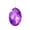 Purple, variant on Oval Shiny Acrylic Gem Christmas Ornaments, Elliptical Faceted Tree Hanging Decorations with White Ribbon Pendant, Sparkly Acrylic Oval Xmas Pendant for Home Wreath, Reusable Holiday Keepsake Decor