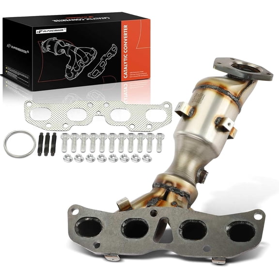 A-Premium Exhaust Manifold Catalytic Converter Kit Direct-Fit Compatible with Nissan Altima 2013-2018, Rogue 2014-2017, 2.5L, EPA Compliant