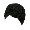 thumbnail image 2 of Women's Eid Solid Color Wrinkled Long Strip Side Sticker Muslim Headscarf, 2 of 4