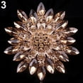 thumbnail image 4 of Soumake Women Fashion Shiny Alloy Rhinestone Flower Wedding Bridal Bouquet Brooch Pin Fashion, 4 of 7