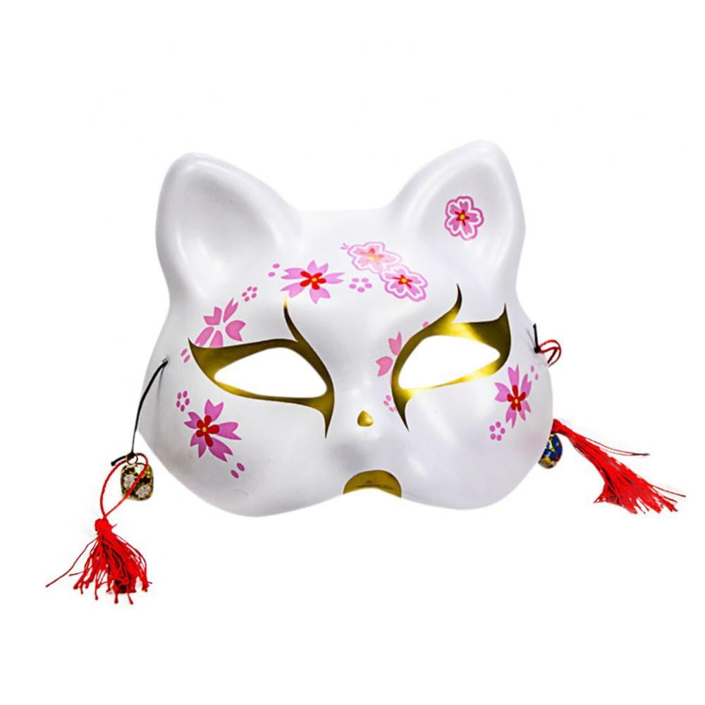 Latex animal half face masks cheap cat mask fox mask wolf eye mask 