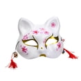 thumbnail image 2 of Creative Cosplay Hand Painted Protection Fox Mask with Tassels Bell, 2 of 2