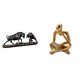 thumbnail image 1 of Estatua de escritorio,Figura decorativa de pelea de toros y osos,Figura de lector abstracto,Estatua de pensador abstracto,arte,artesanías,decoraciones,Figuras humanas decorativas para, 1 of 8