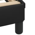 thumbnail image 5 of vidaXL Bed Frame with Headboard Black 193x203 cm Faux Leather, 5 of 5