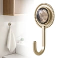 thumbnail image 5 of Clearance Under $0.84! 1PC No-Drill Adhesive Hook, Diamond Wall Hanger for Bathroom & Kitchen, Plastic, for Hanging Towels & Accessories, (9cm, Clear), 5 of 5
