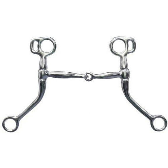 Showman Chrome Plated Long Shank Tom Thumb Bit