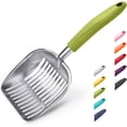 thumbnail image 1 of czcpp-Cat Litter Scoop, Aluminum Alloy Sifter, Kitty Metal Scooper, Deep Shovel, Long Handle, Poop Sifting, Kitten Pooper Lifter, Durable, Heavy Duty, for Litter Box, 1 of 4