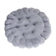 thumbnail image 5 of Cojín redondo para silla, decorativo, moderno, grueso, para decoración del hogar Gris claro, 5 of 9