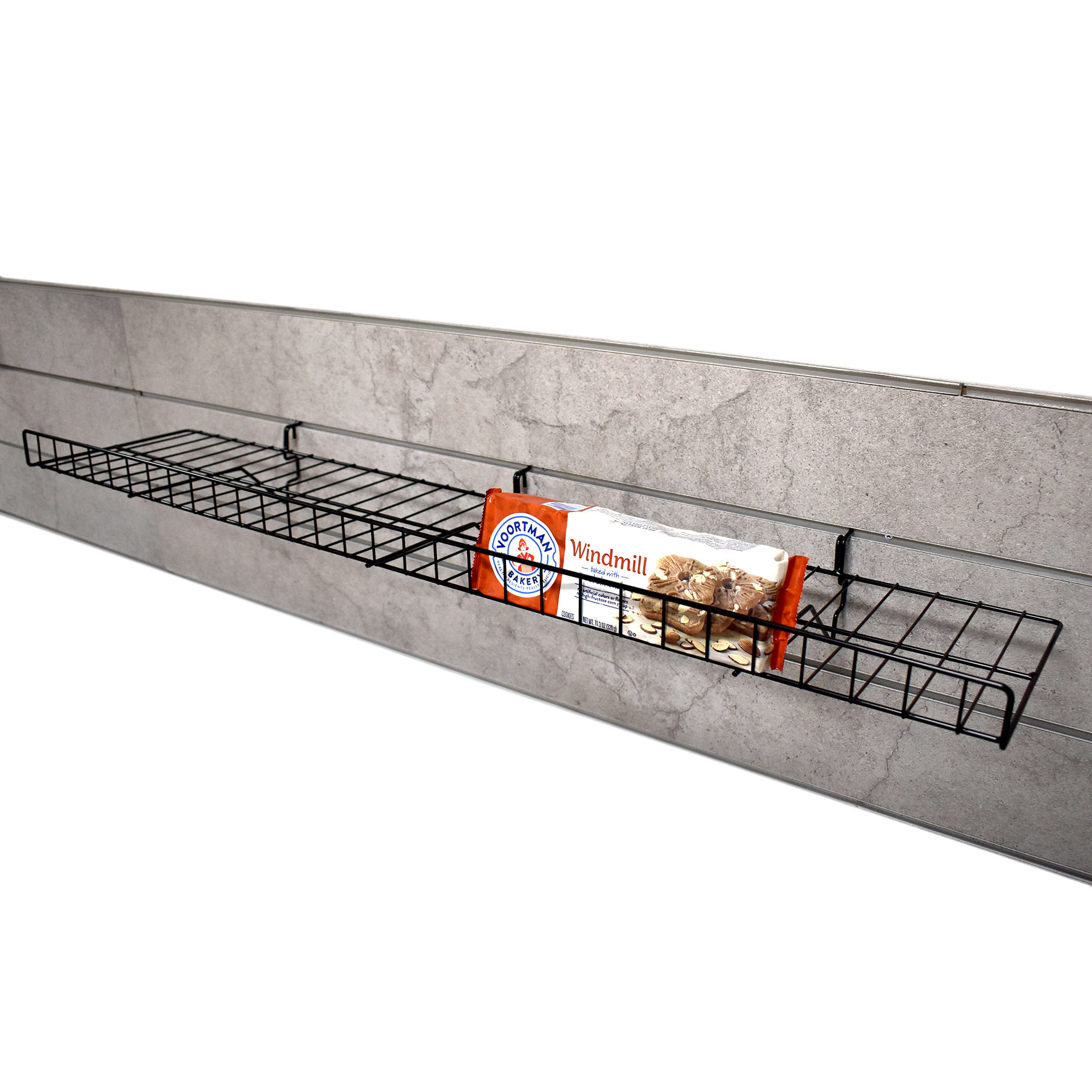 Slatwall, Pegboard, Gridwall Flat POP Retail Display Candy Shelf, 10" D