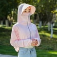 thumbnail image 4 of HaoXianJianWomen's Sun Protective Jacket Full Zip UPF Sun Protection Clothing Lightweight Long Sleeve Hoodie Sun Shirt, 4 of 4