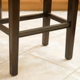 thumbnail image 4 of Noble House Santina Indoor Wood 18.5" Counter Stools, Set of 2, Brown, 4 of 5